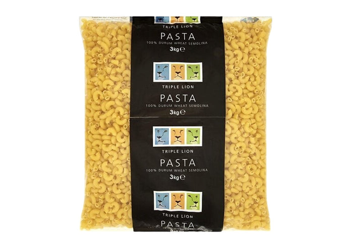 Triple Lion - Macaroni Pasta (3kg)