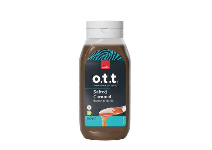 Macphie - O.T.T® Salted Caramel Dessert Topping (500g)