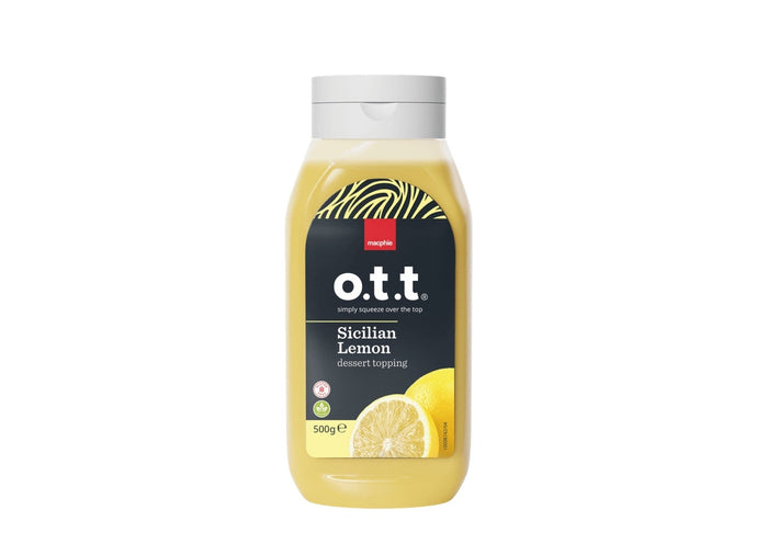 Macphie - O.T.T® Scicillian Lemon Dessert Topping (500g)