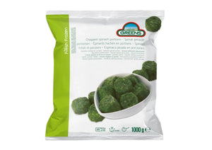 Frozen Chopped Spinach Portions (1Kg)