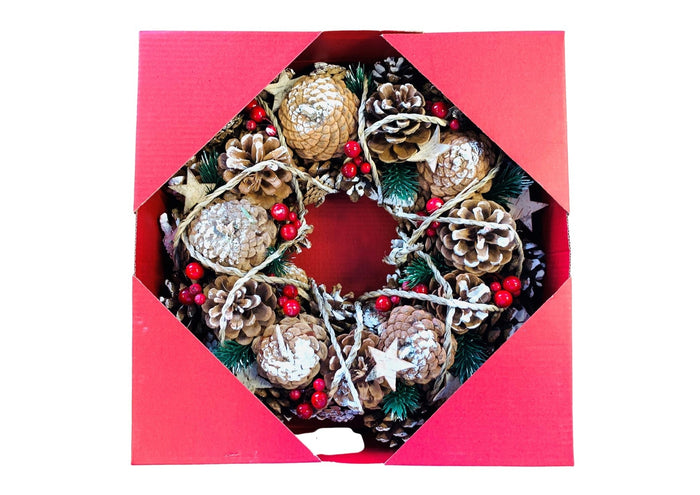 Christmas Wreath - Natural Twine